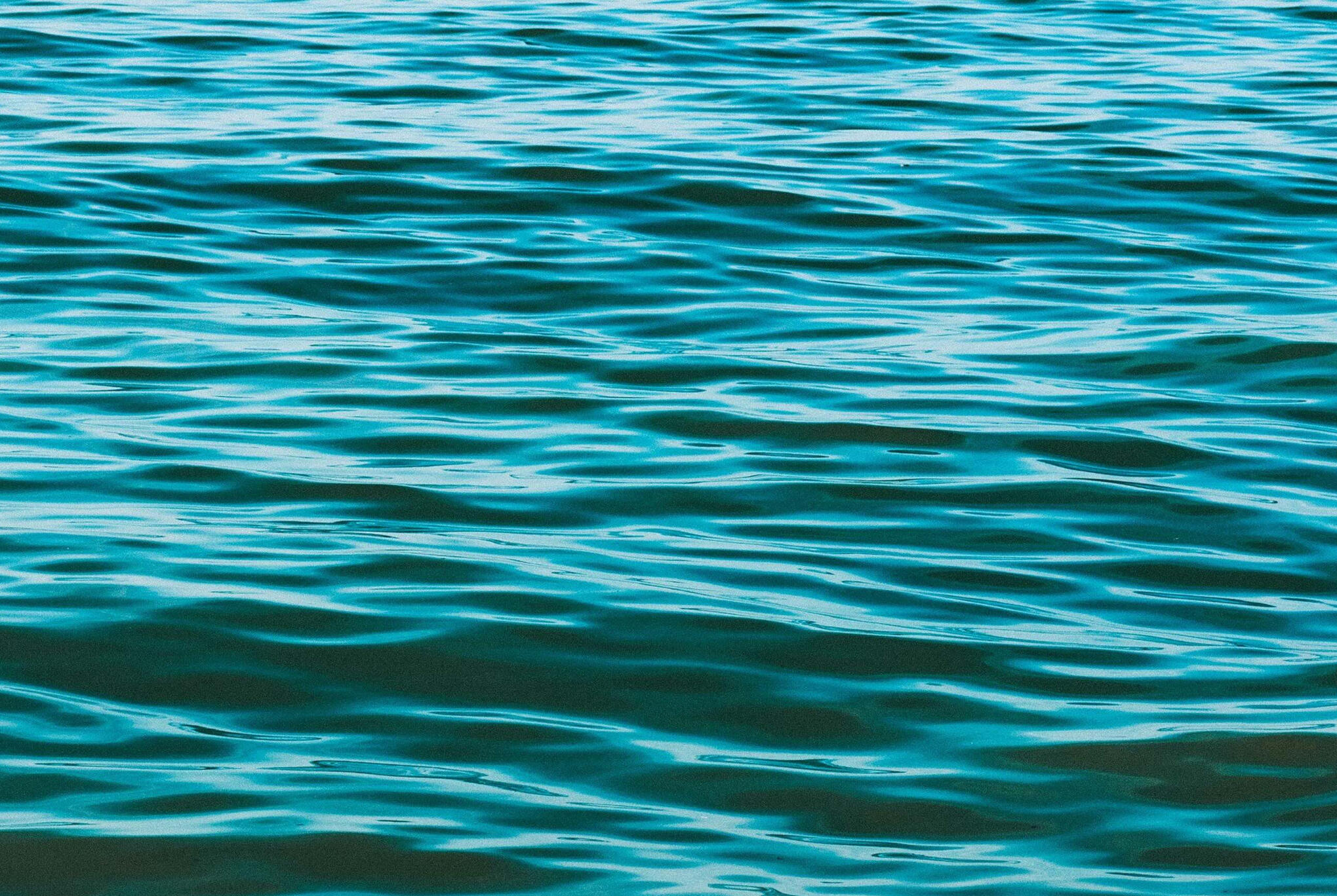 Ripples of ocean water